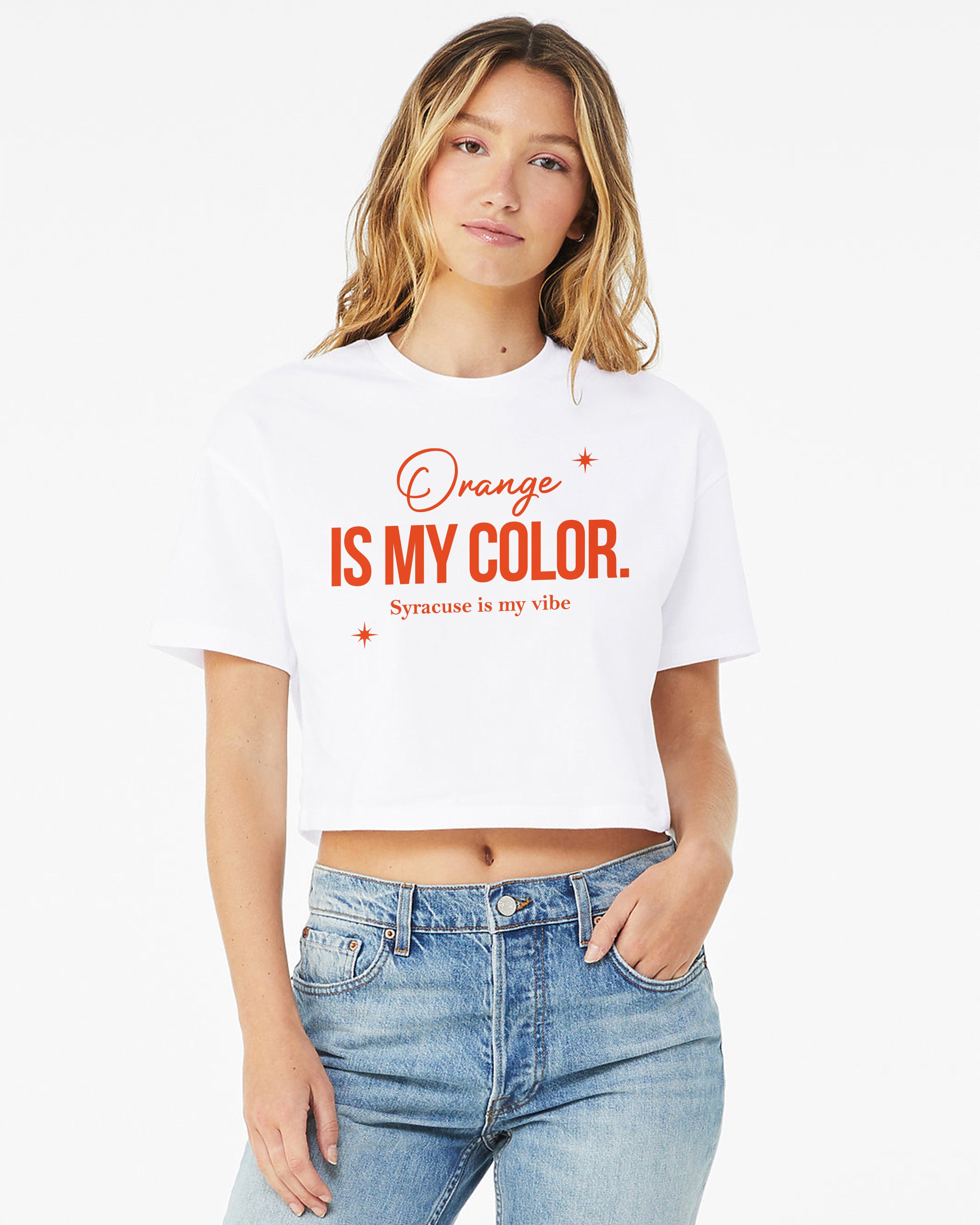 Orange is my color - Crop Top