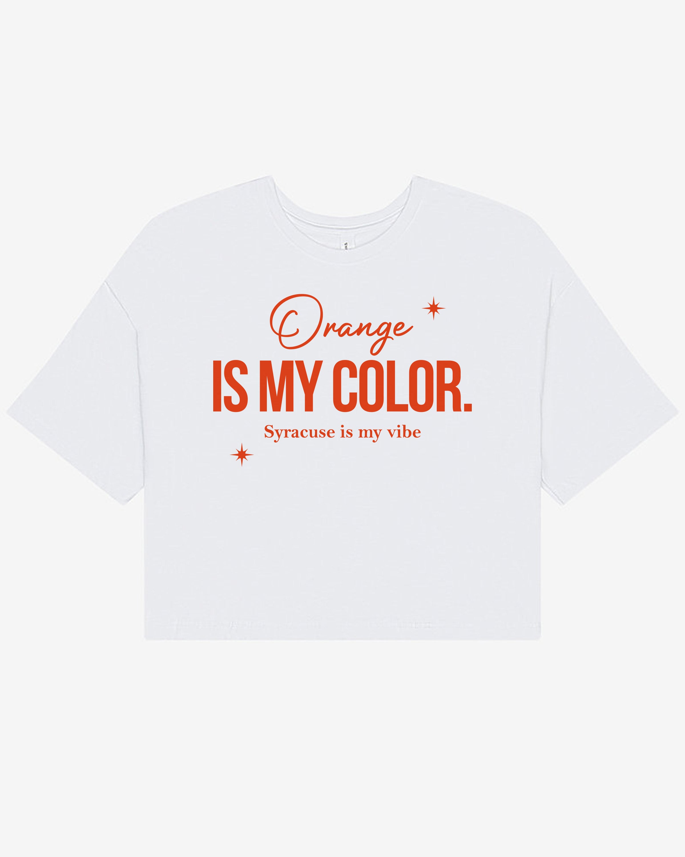 Orange is my color - Crop Top